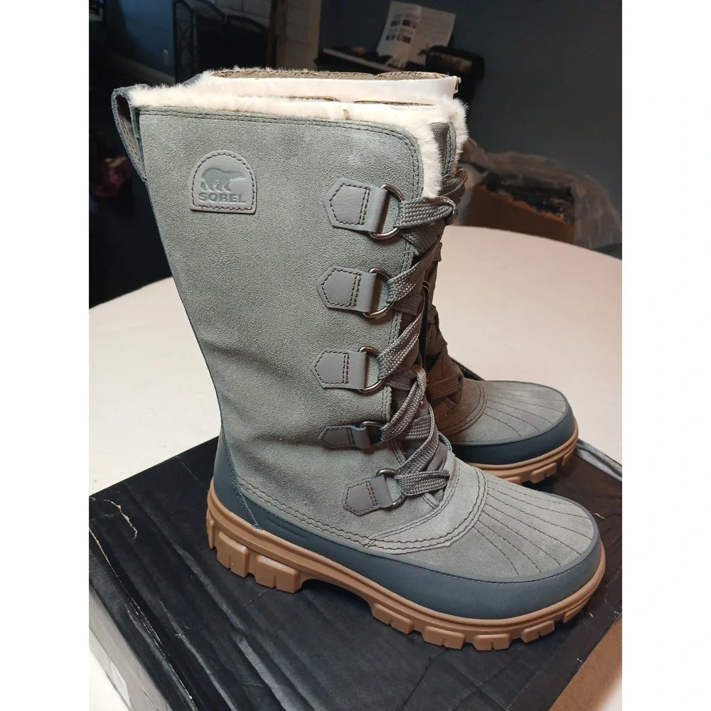 Sorel Women's Tivoli V Tall Boot US 9 Quarry Gray Waterproof‎ Insulated NIB